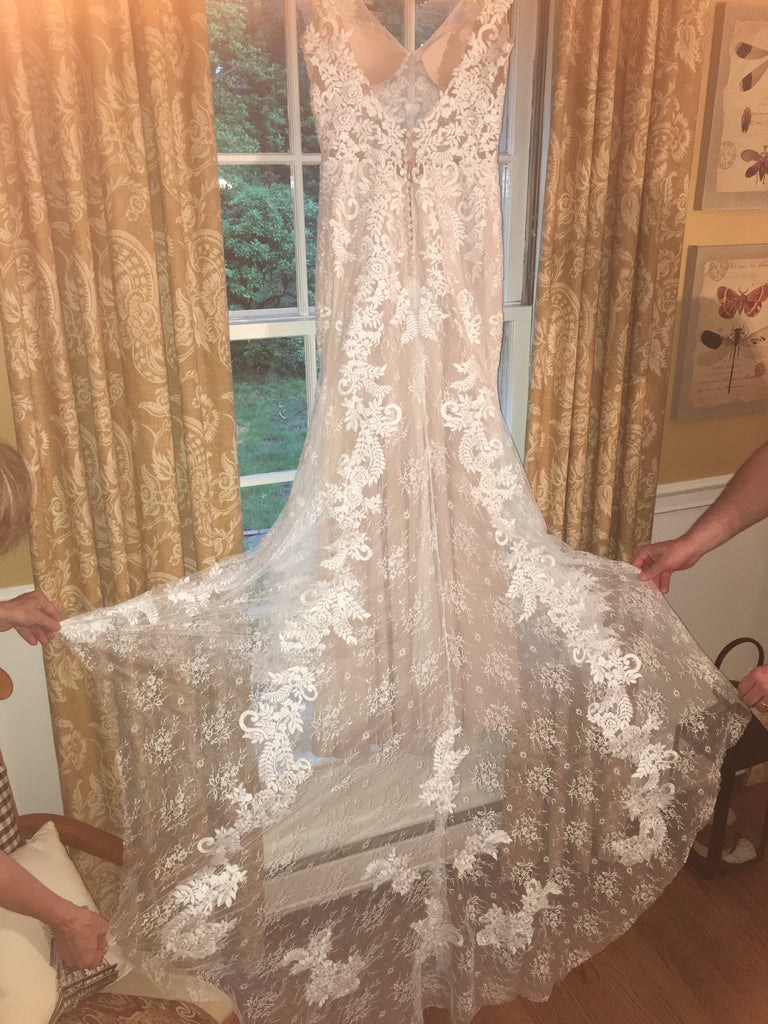 bhldn used wedding dress