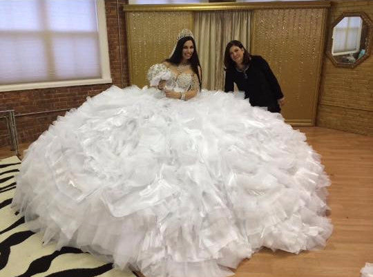 Sondra Celli Custom Size 10 Used Wedding Dress Nearly Newlywed