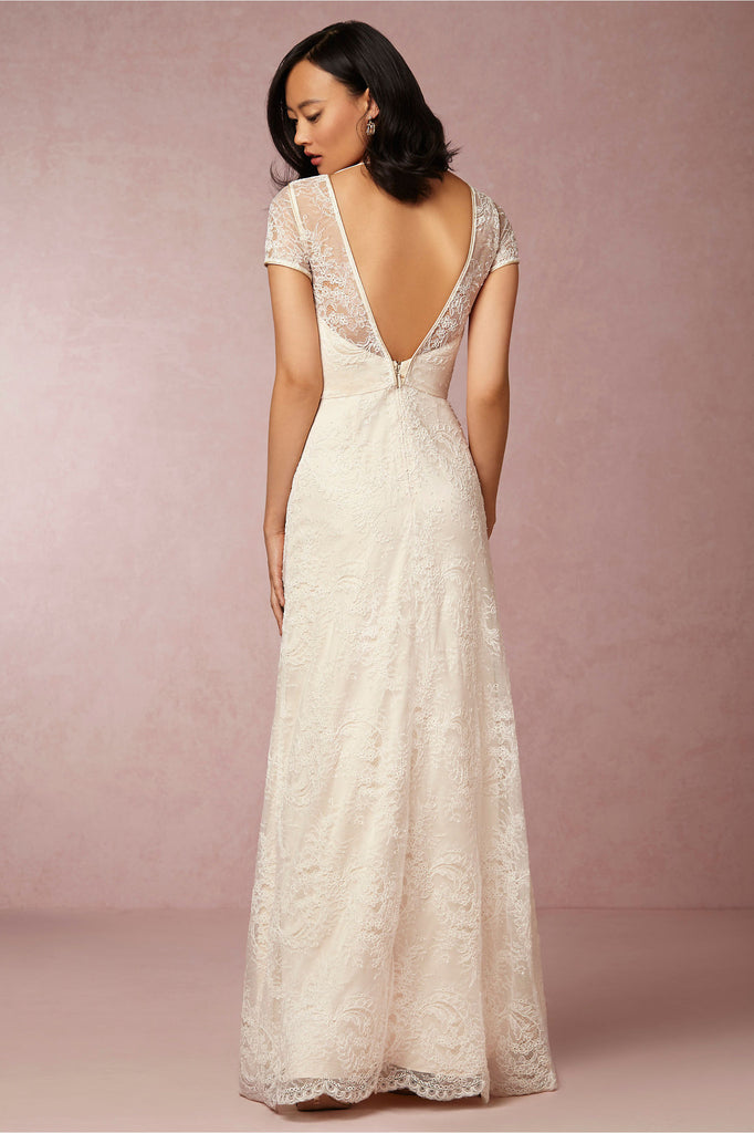 bhldn used wedding dress