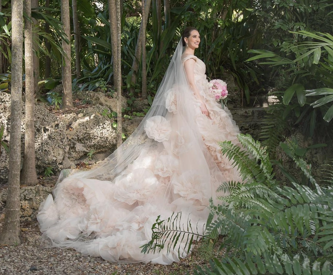 Monique Lhuillier 'Secret Garden Gown' – Nearly Newlywed