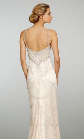 Lazaro '3307' size 10 new wedding dress back view on model
