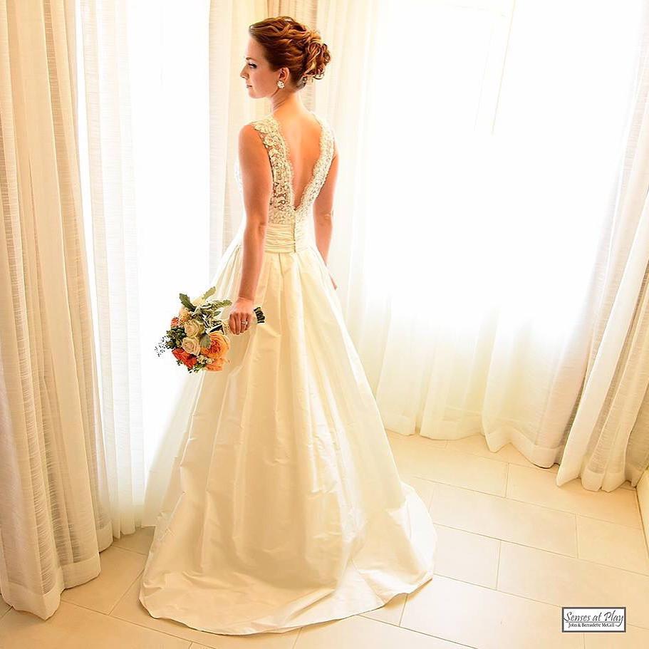 Carolina Herrera Charlotte  size 4 used  wedding  dress  