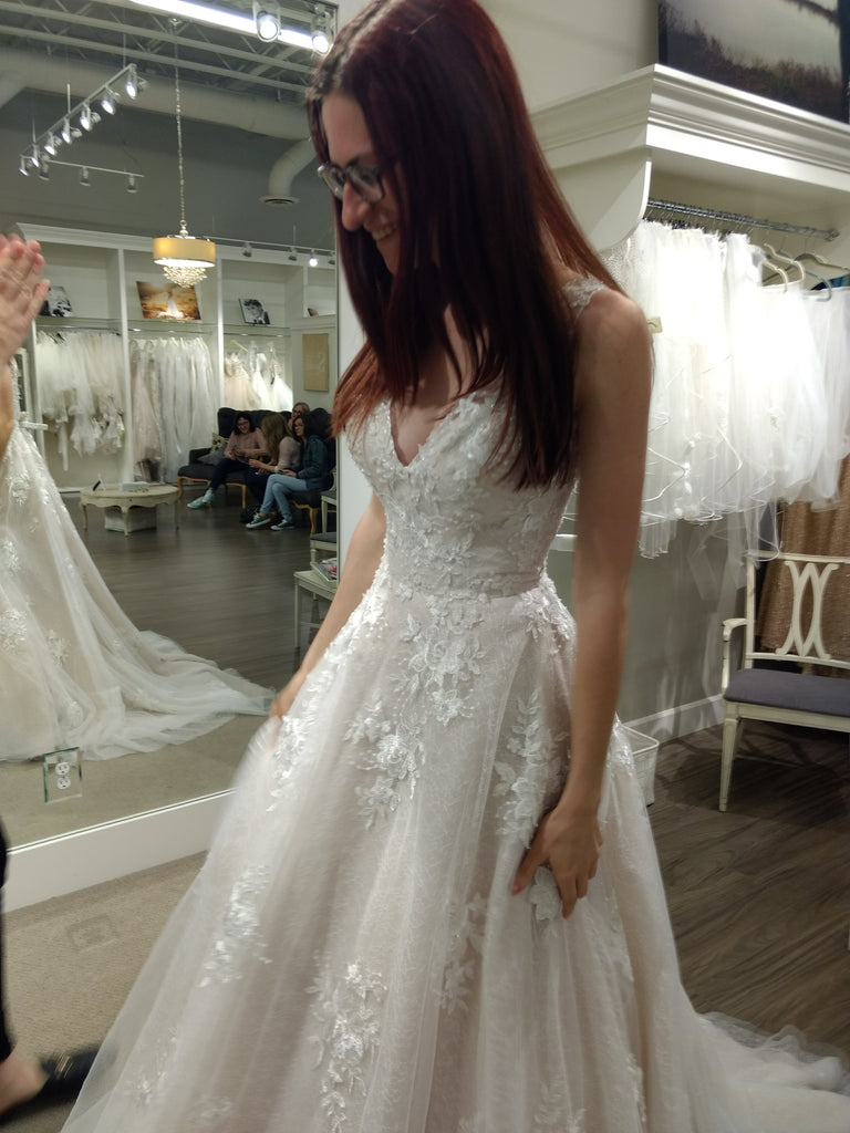 size 0 wedding dress