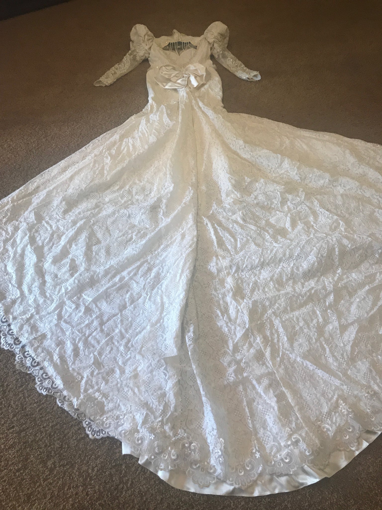 Custom 'Beaded' size 12 used wedding dress – Nearly Newlywed
