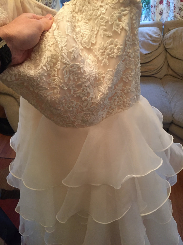 Mori Lee 'Madeline Gardner' size 6 new wedding dress - Nearly Newlywed