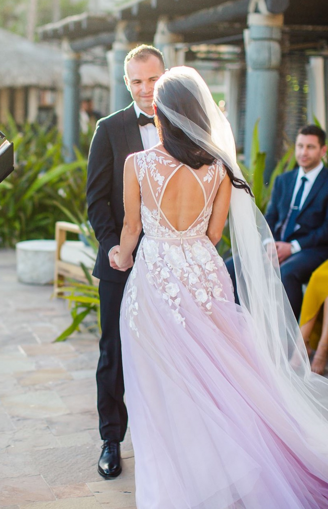 Hayley paige shop lavender wedding dress