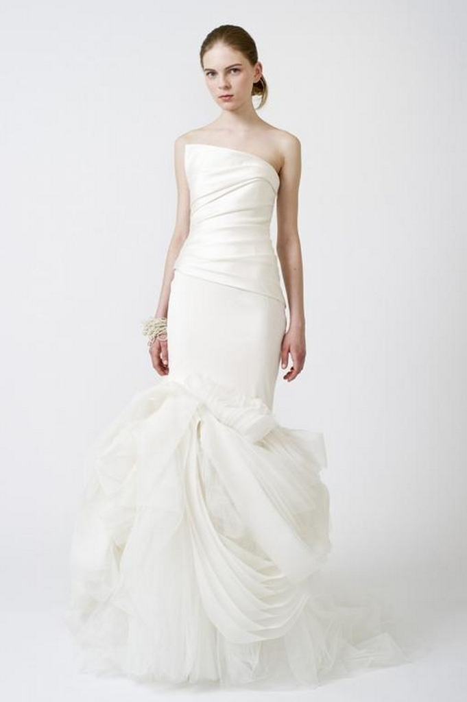 vera wang wedding dress mermaid