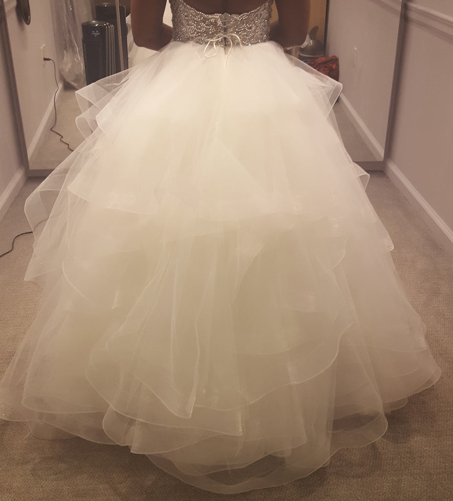 pnina tornai ball gown with crystals