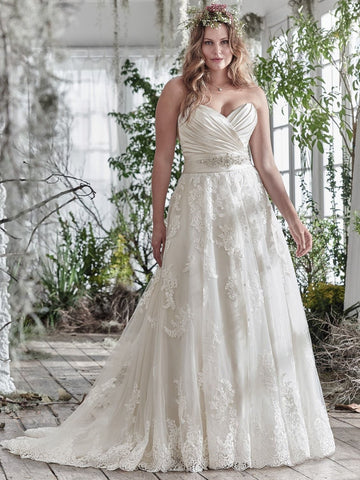 Sondra Celli 'Custom' size 10 used wedding dress - Nearly Newlywed