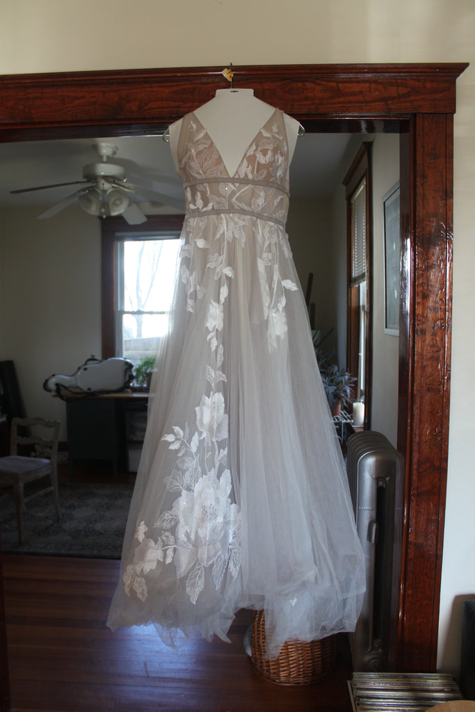 bhldn used wedding dress