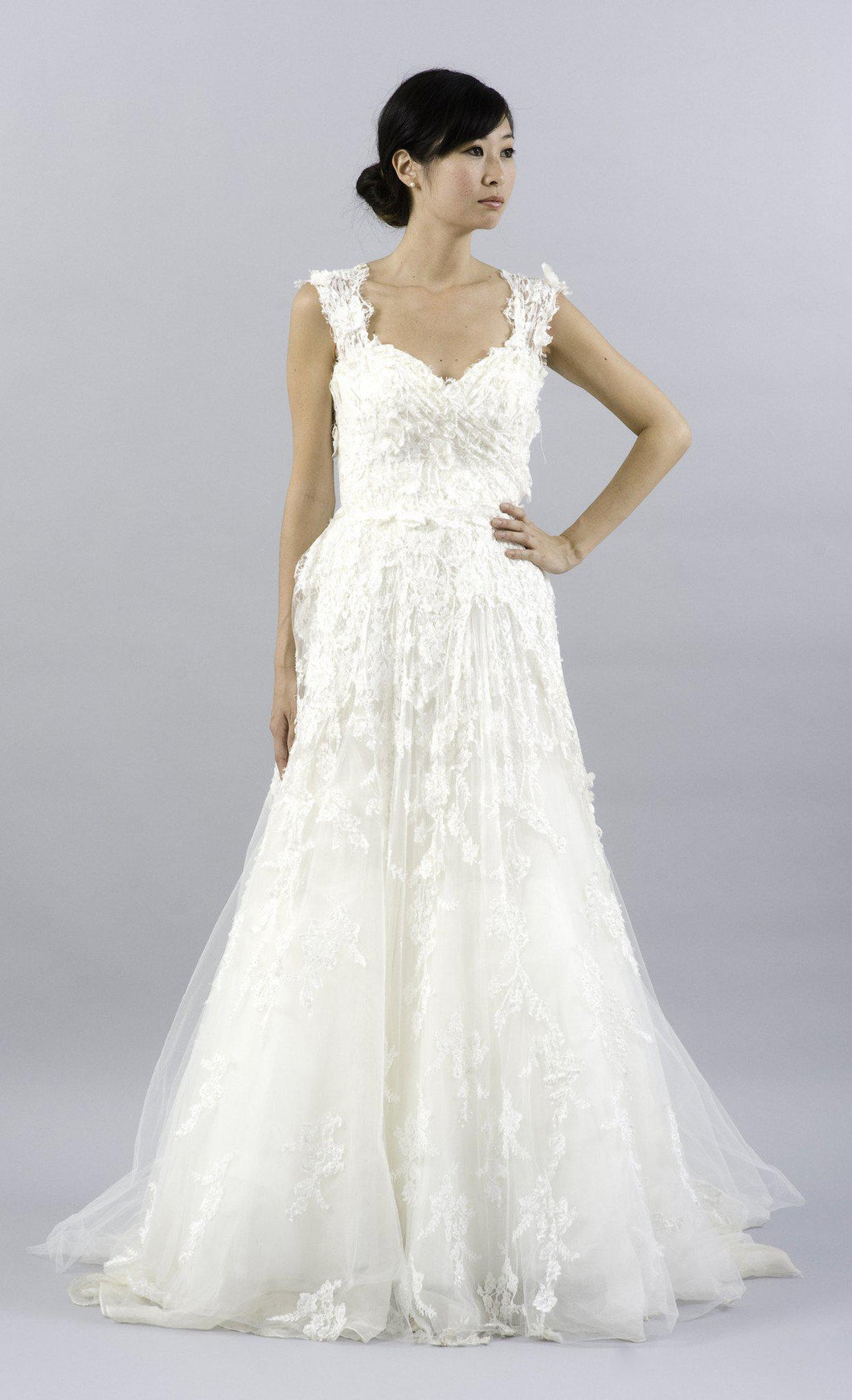 Elie Saab Caelum Lace And Tulle Wedding Dress Nearly Newlywed 2242