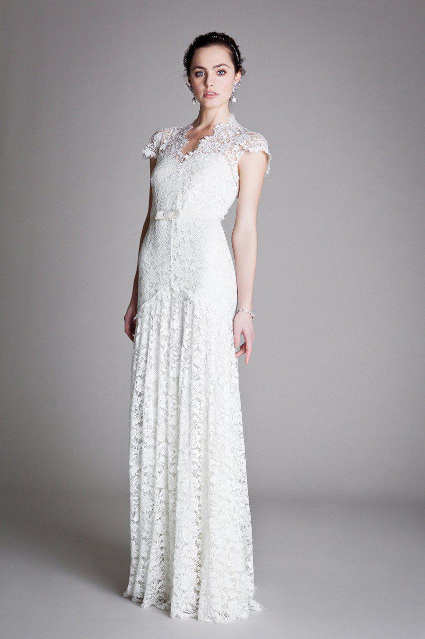 Temperley London Sleeved Amoret Wedding Gown – Nearly Newlywed