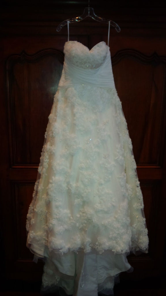 Yvonne LaFleur Custom size 14 new  wedding  dress  Nearly 