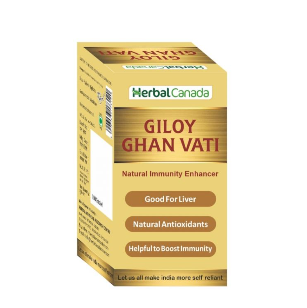 Herbal Canada Giloy Ghan Vati 100 Tablets Value Mart Nz