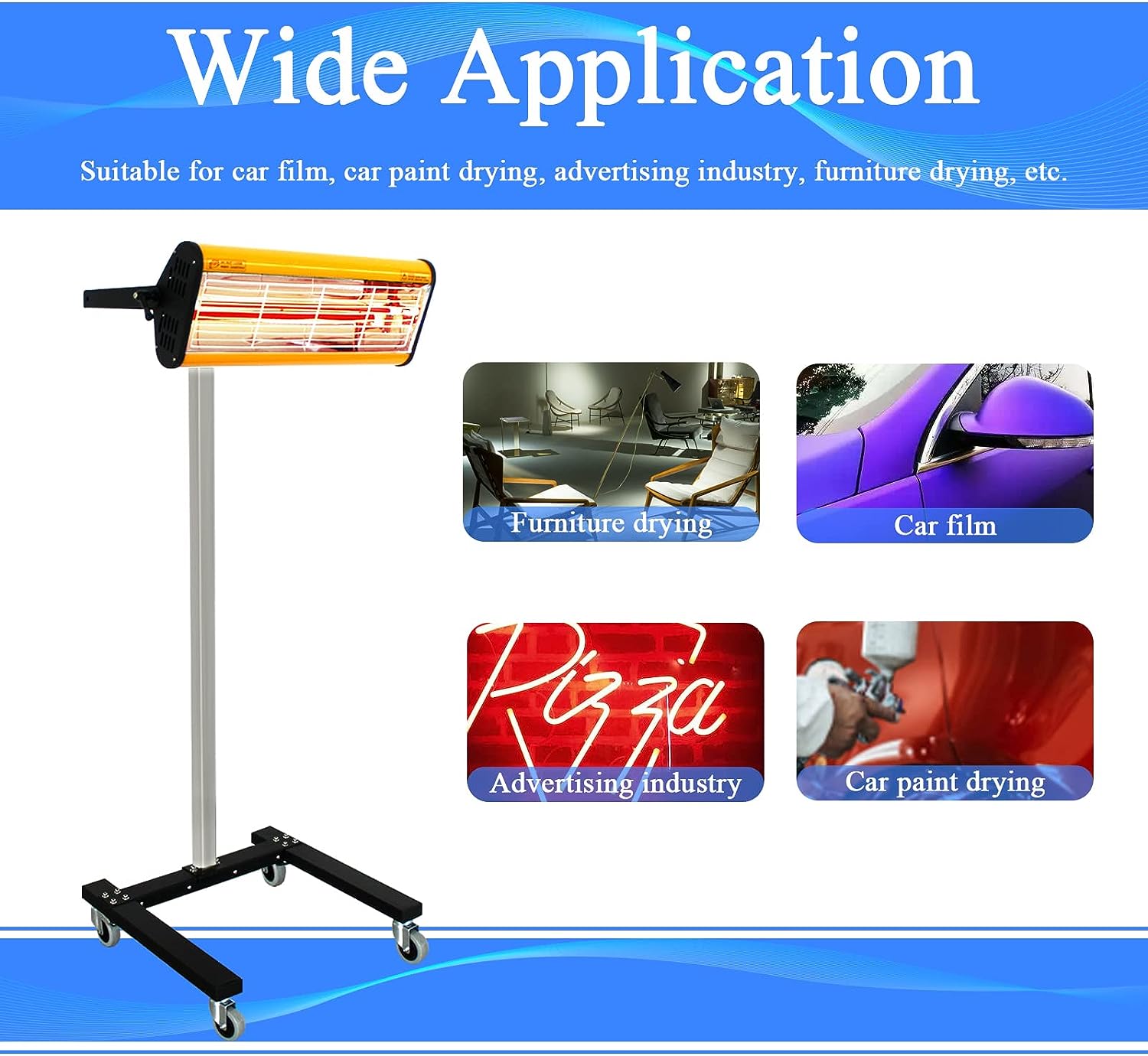 Solary Electricals PS218 Rotatable Automotive Spray Painting Stand for  Painting