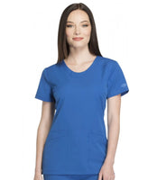 Dickies Womens Dynamix Rounded V-Neck Scub Top