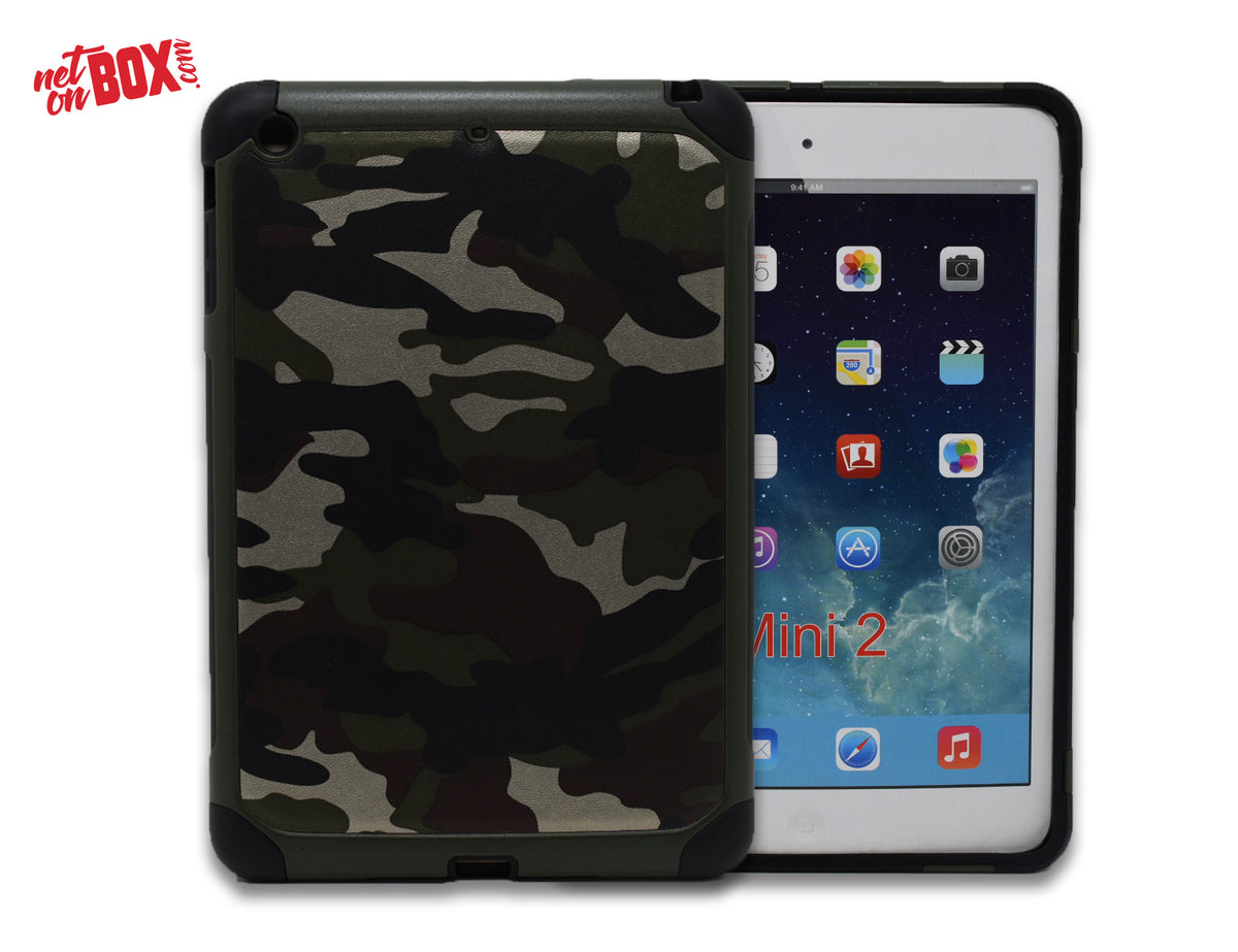 Funda Camuflaje iPad Mini 1 2 3 4 5 Verde Camo Case Camouflage –  