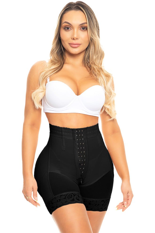 FAJA TIRANTE ANCHO DOBLE TALLA CON VARILLAS FRENTE Y ESPALDA CON 3 LINEAS  DE BROCHES