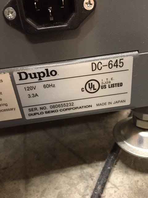 DUPLO DC-645 SLITTER/CUTTER/CREASER (2008) - PREOWNED – Atlantic Graphic  Systems, Inc.