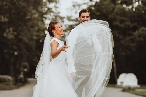 Sophie and Robert after the wedding