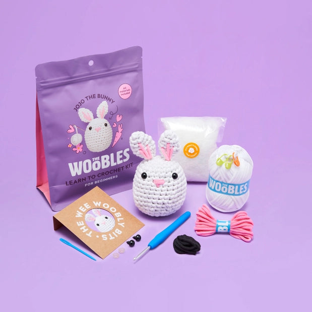 Woobles Beginner Crochet Kit Kiki Chick - The Websters