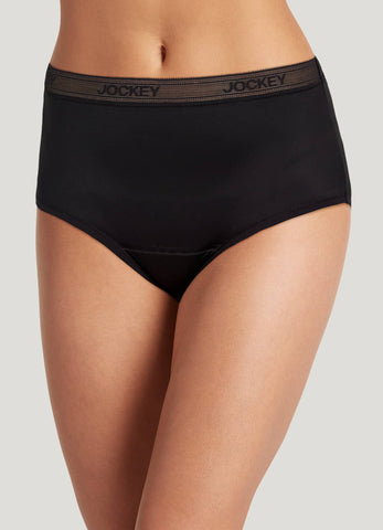 Jockey Women's Underwear Smooth & Radiant Modern Brief, White, 6 at   Women's Clothing store