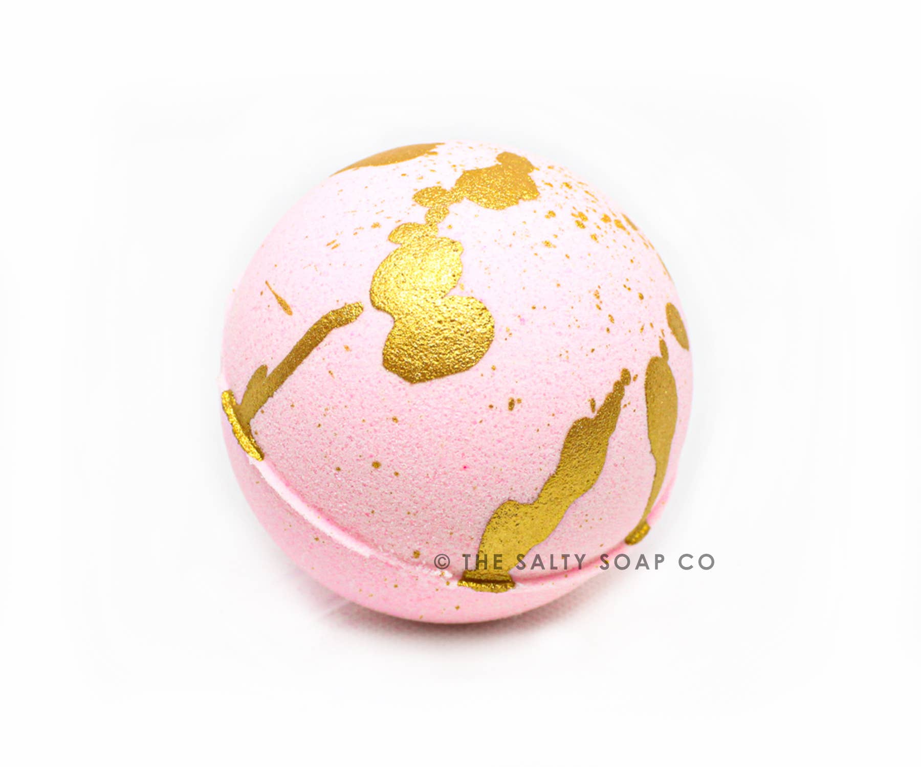 strawberry champagne bath bomb