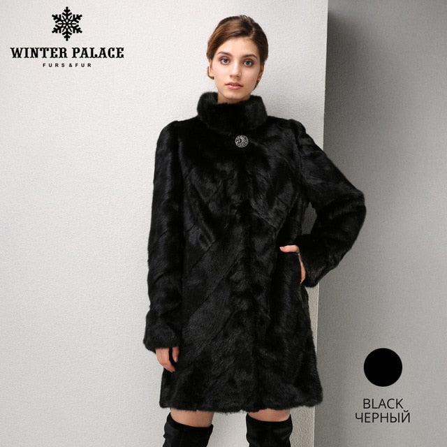 black mink coat