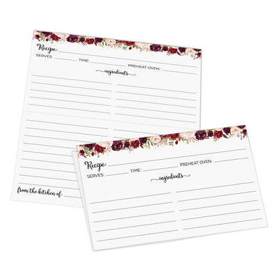 free printable recipe cards 3x5