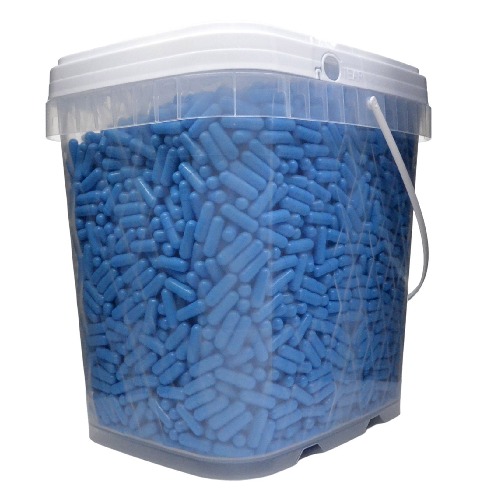 Image of Size #0-Powder Blue/Powder Blue - Gelatin Capsules