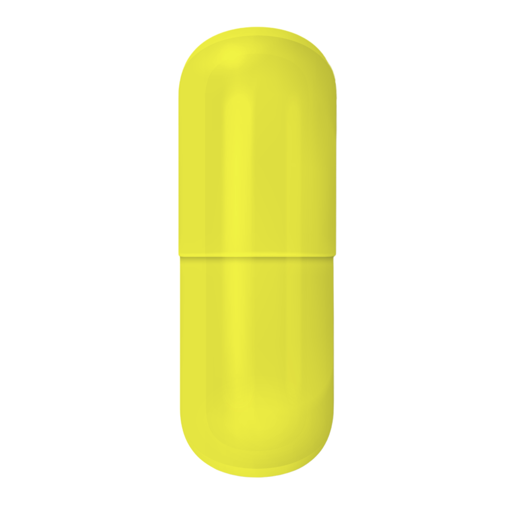 Image of Size #0-Yellow/Yellow - Gelatin Capsules