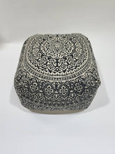 Load image into Gallery viewer, Square Wool Woven Ottoman Handmade 18&quot;x20&quot; Pouf