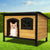 i.Pet Large Wooden Pet Kennel - Decorly