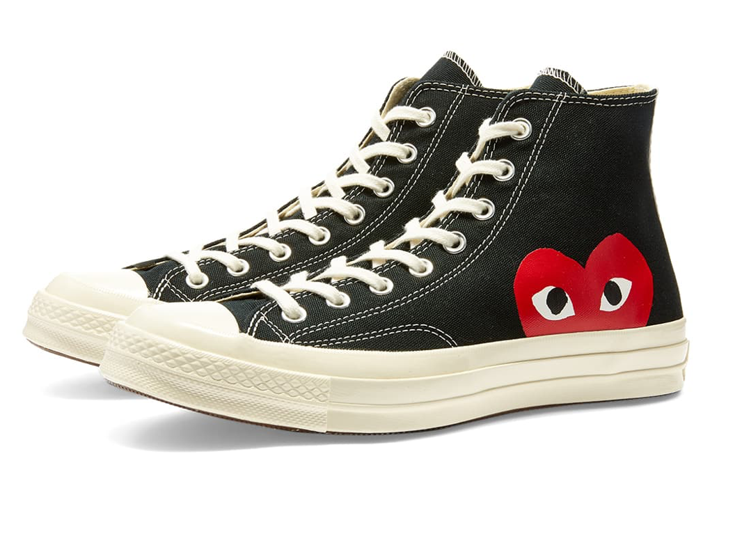 converse x comme des garcons play chuck taylor