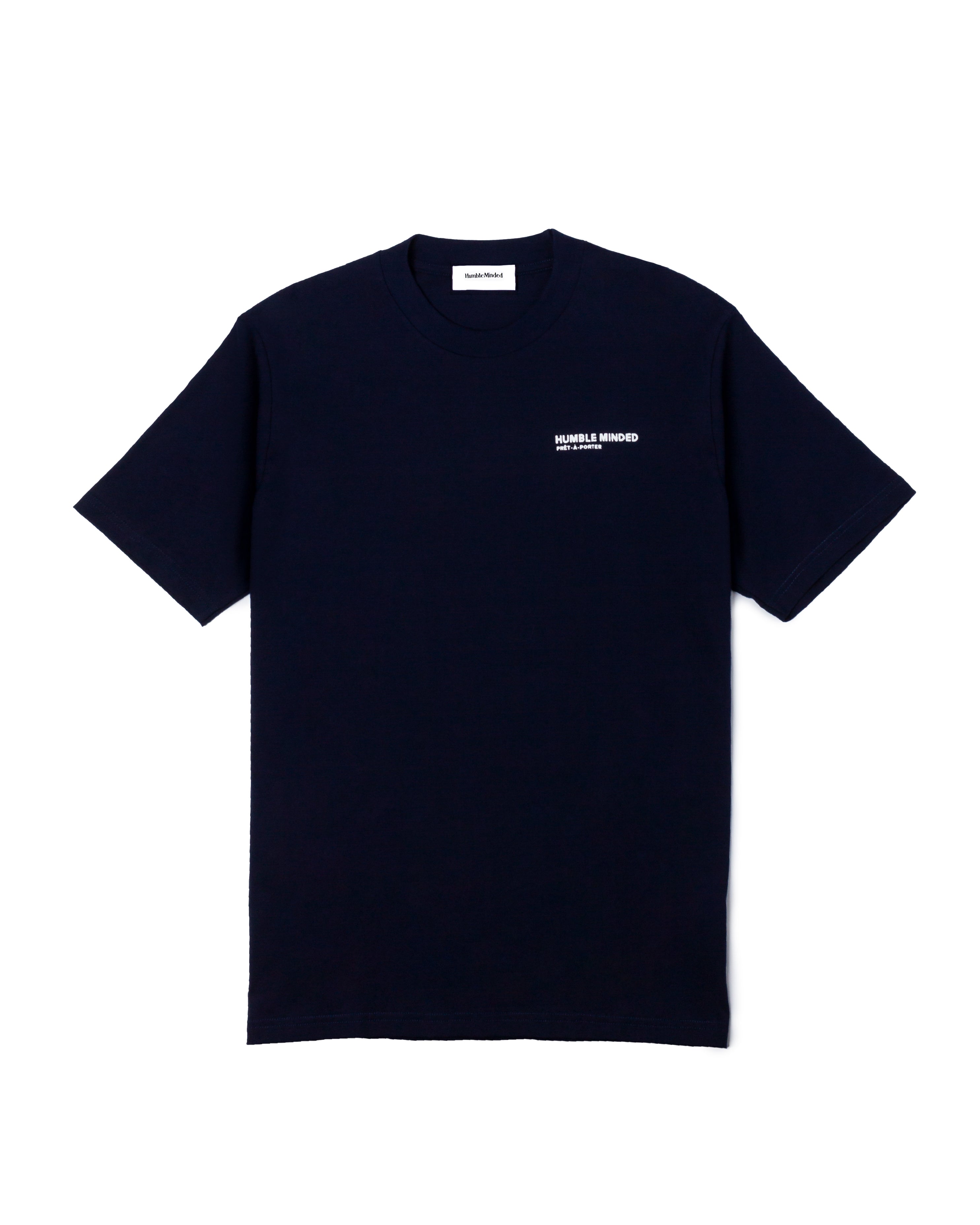 The High Density Slogan Print T-shirt - Navy – Humble Minded