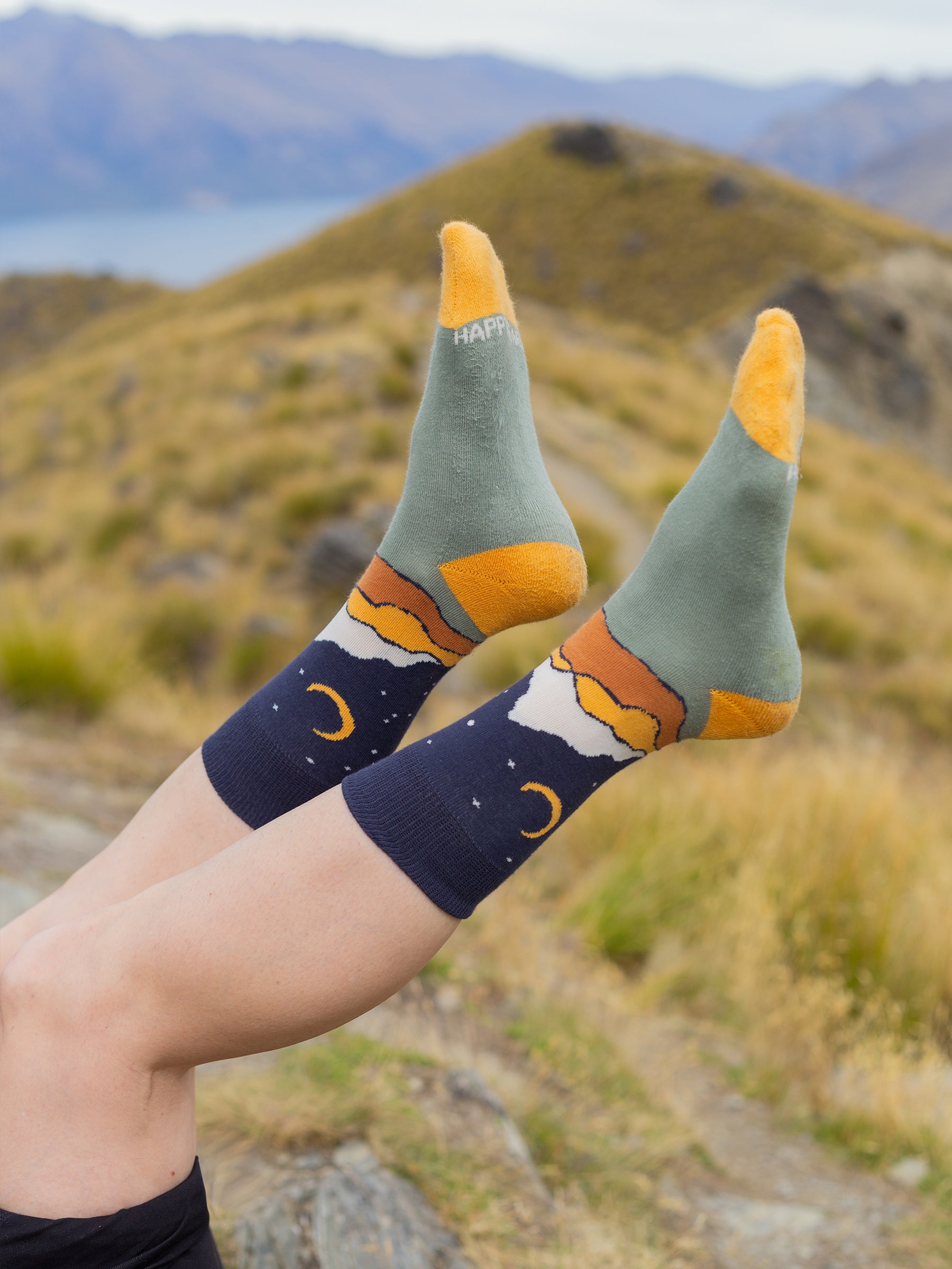 Dawn to Dusk Set of 3 Organic Cotton Crew Socks