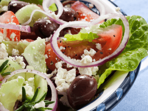 savory Greek salad