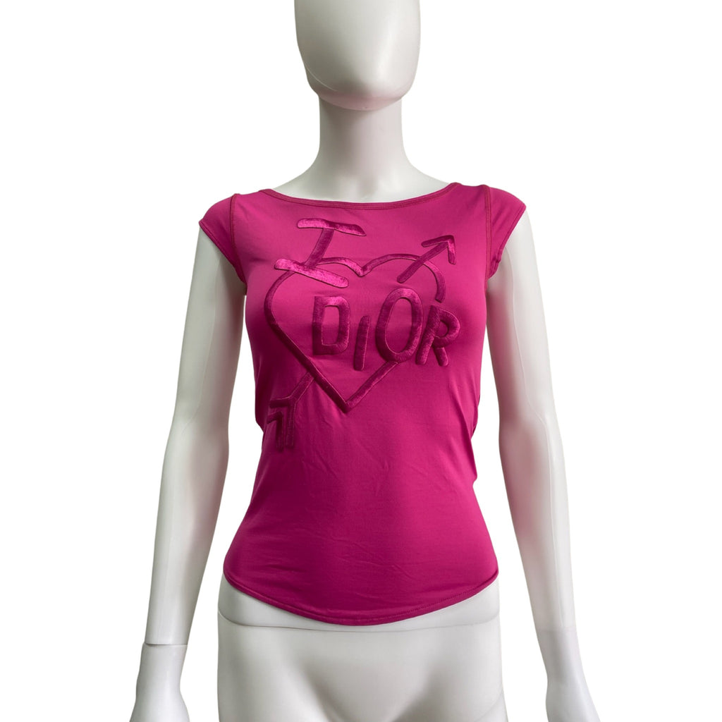 Dior Dior Short sleeve T-shirt Short sleeve tops cotton Pink Used Women  size XL ｜Product Code：2107600891385｜BRAND OFF Online Store