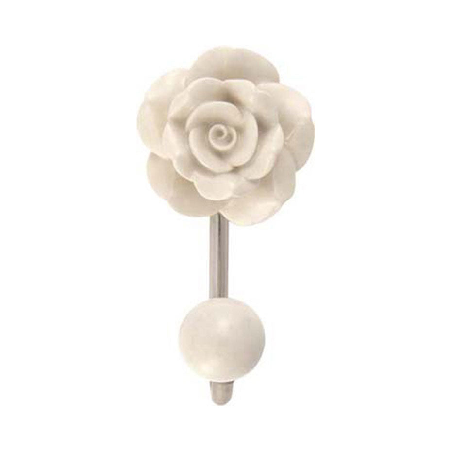 Ceramic Rounded Cream Flower Knob with a Antique Aged Metal Center and –  Purdy Hardware