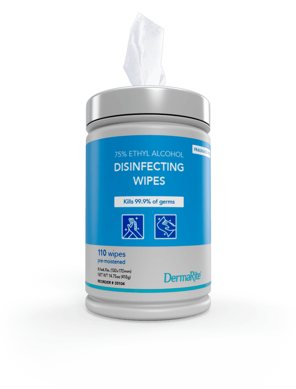 75% Ethyl Alcohol Disinfecting Wipes - 110 count - DoveCart.com
