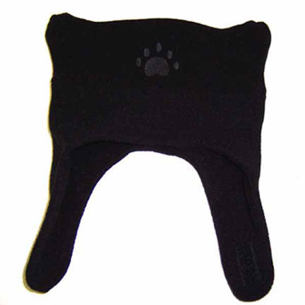 Infant & Toddler Black Fleece Chinstrap Hat