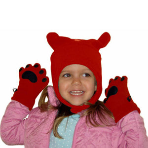 infant hat and mittens