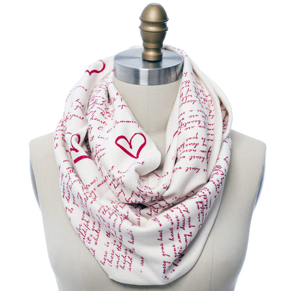 heart scarf