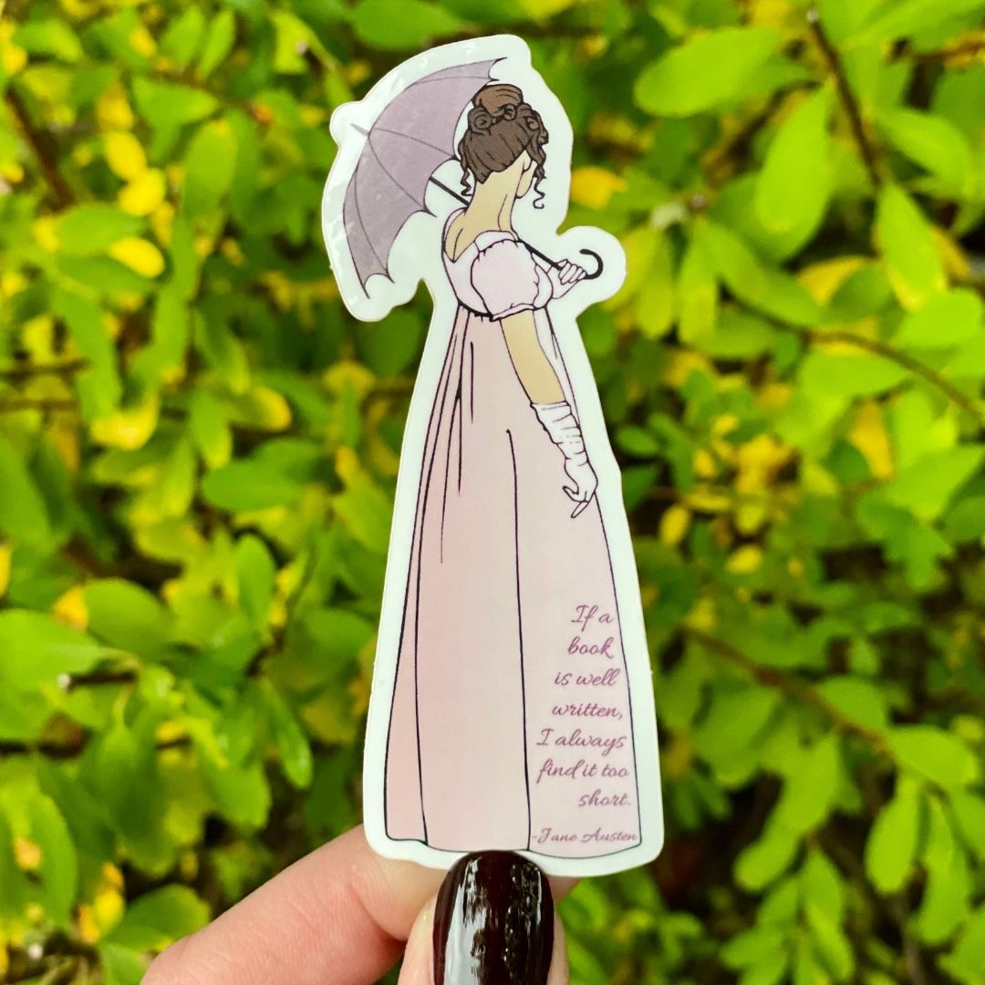 Jane Austen Sticker