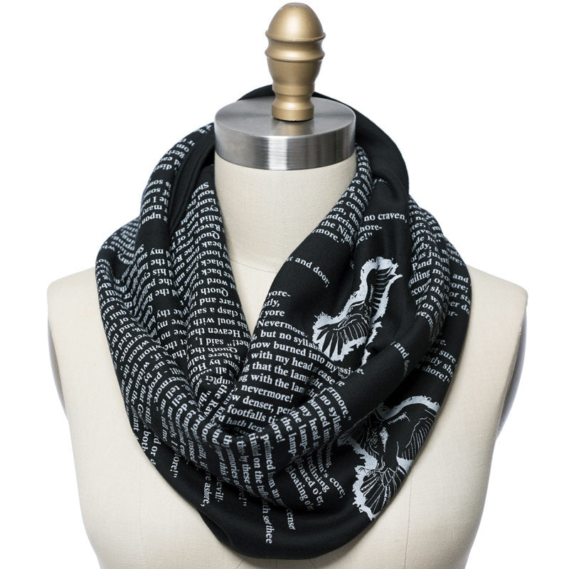 Image result for book print scarf the raven