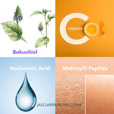 Bakuchoil Serum with Vitamin C, Hyaluronic Acid and Matrixyl Peptie