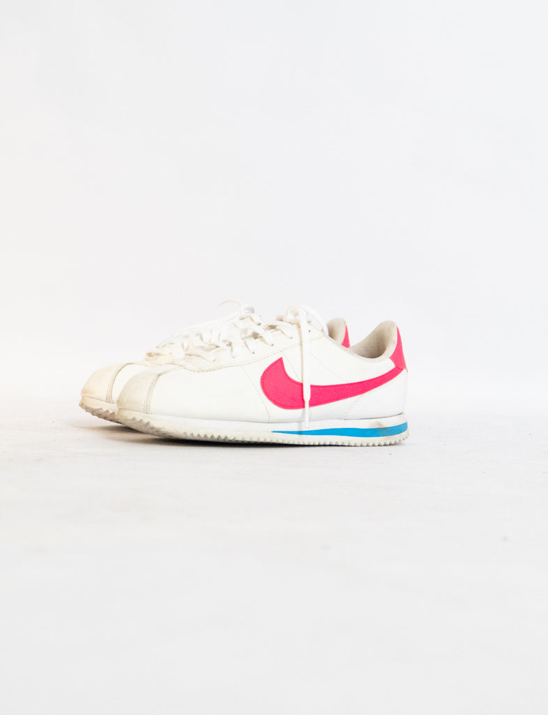 NIKE x Cortez Pink, White, Blue Sneaker (6Y)