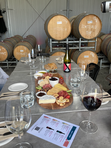 Platter in the barrel room