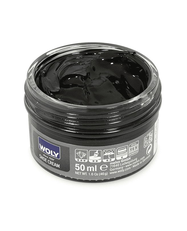 black shoe cream