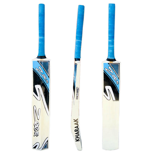 Cricket Bat Tape Ball Soft Tennis Ball Blue Thick Edge 44mm Blade 2lb Light Weight ADULT